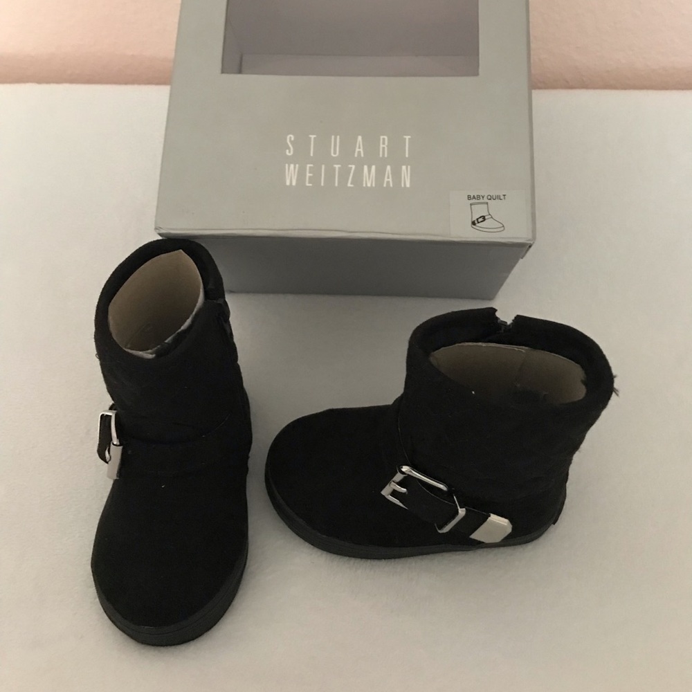 Stuart Weitzman baby quilt boots